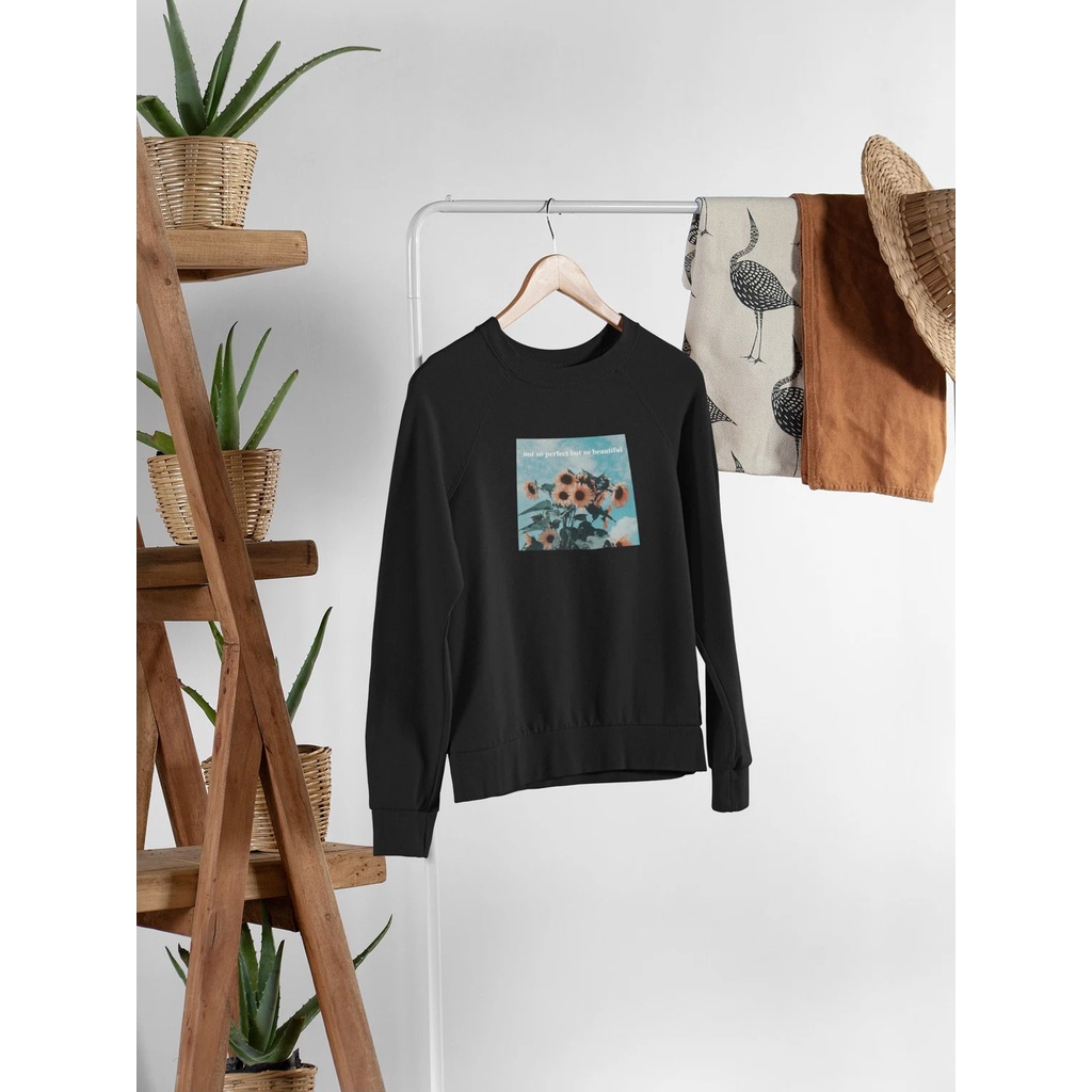 Áo Sweater vintage Nỉ Bông form rộng basic tay dài dày dặn ấm áp cặp đôi nam nữ unisex Aomivn