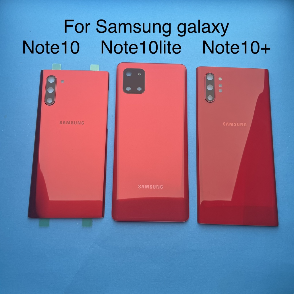 Ốp Điện Thoại Mặt Kính Cho Samsung Galaxy Note 10 N970 N970F Note 10 Plus N975 NOTE10 lite