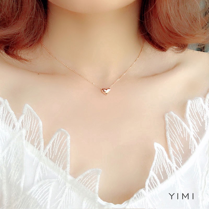 Vòng cổ mặt trái tim thời trang thanh lịch ngọt ngào