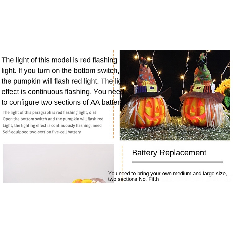 Lồng đèn hình bí ngô trang trí Halloween