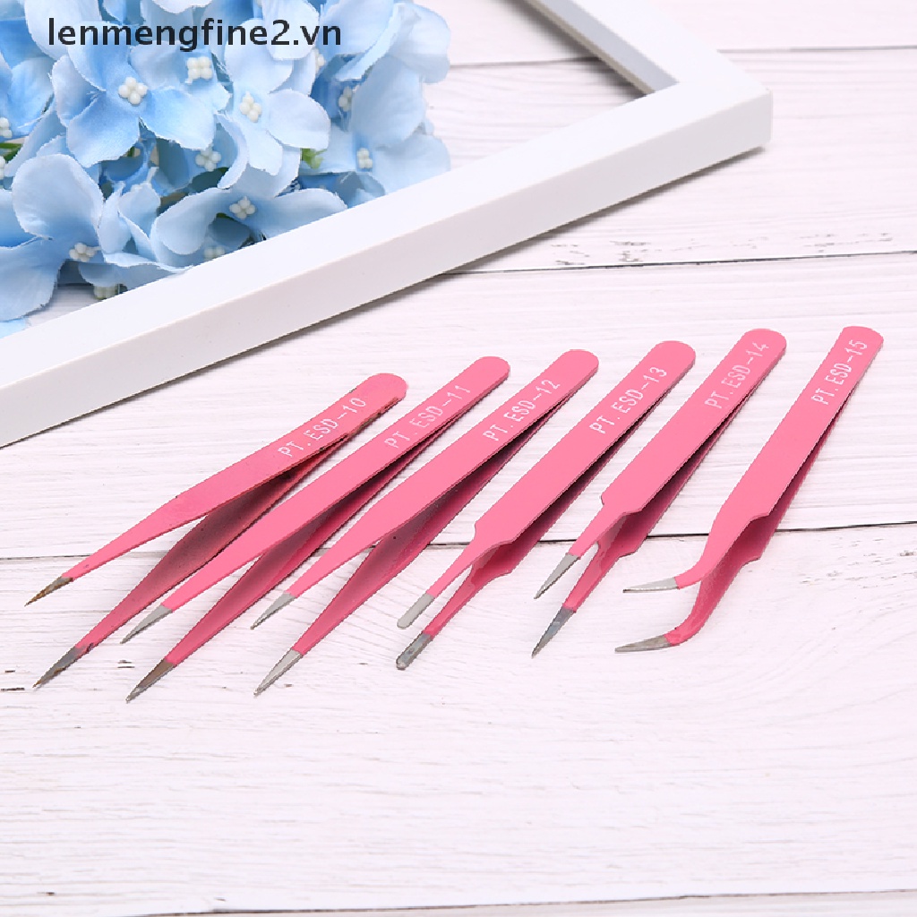 Nhíp đầu cong nhổ lông mày bằng thép không gỉ chuyên nghiệp