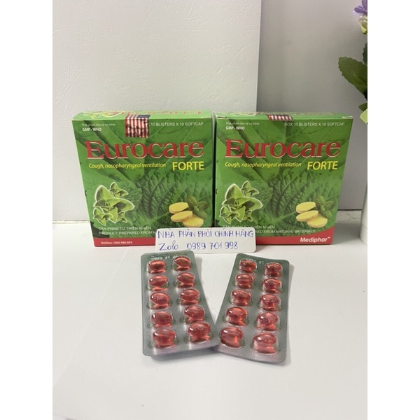 Viên thoáng họng bổ phế tinh dầu thảo dược vỉ 10 viên