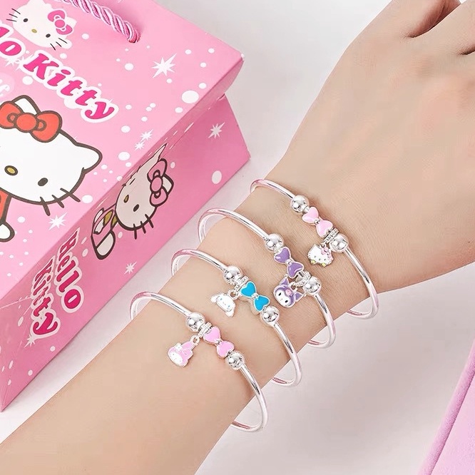 Vòng Đeo Tay Hình Mèo Kitty Dễ Thương Dành Cho Nữ