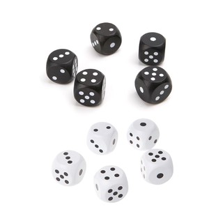 RUN❤5pcs 20mm Round Corner Wood Dice For Bar RPG Board Game Kid Toys