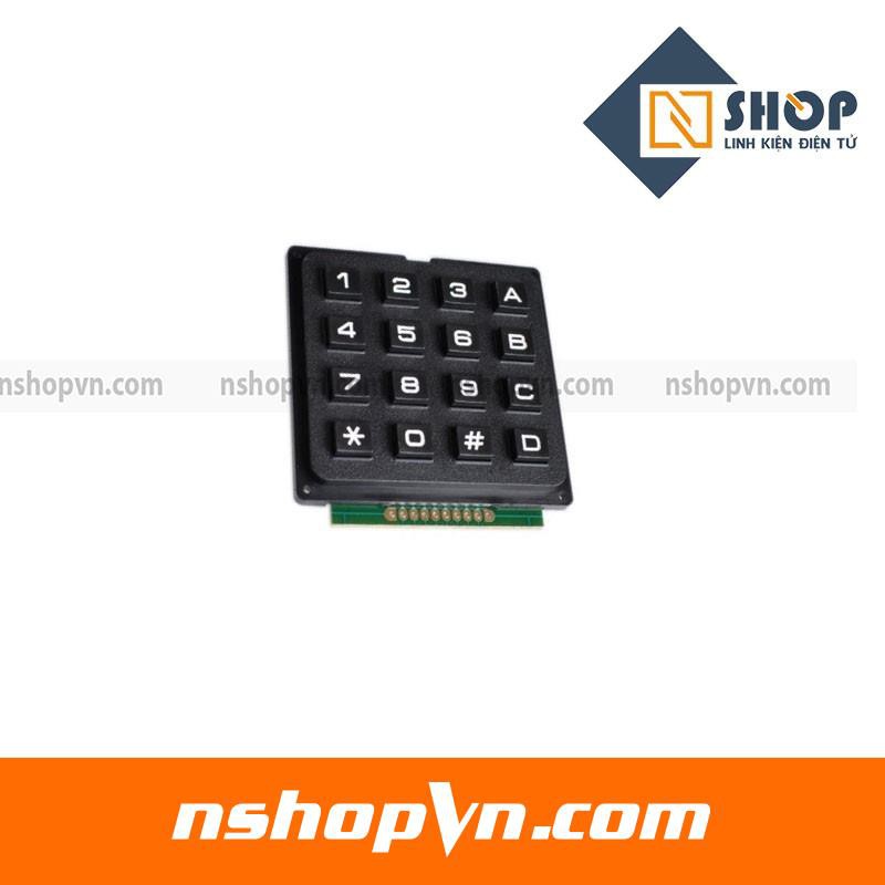 Bàn Phím Ma Trận Nhựa Cứng 4x4 Keypad