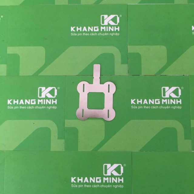 Kẽm hàn cell, kẽm vuông 2S-2P, 0.15mm, có pas giữa.