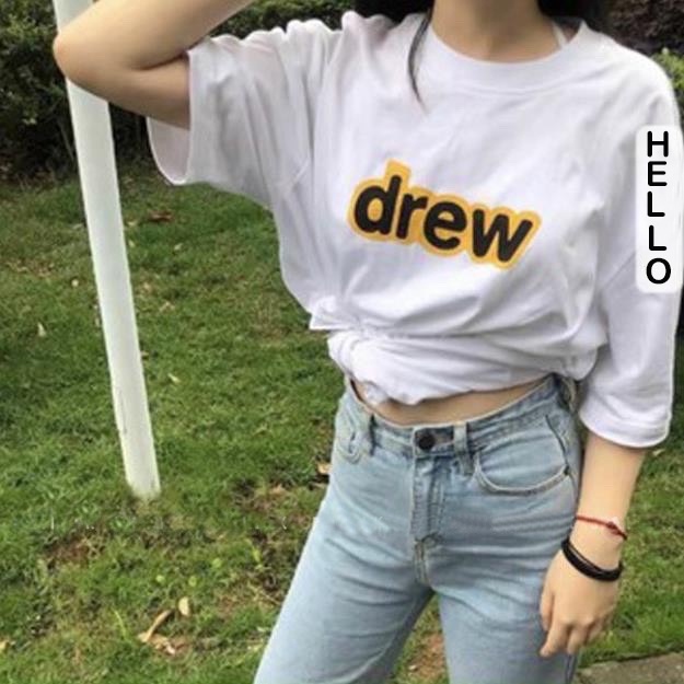 Áo phông nam nữ form rộng Hello , Áo thun nữ tay lỡ unisex Drews_Ap29