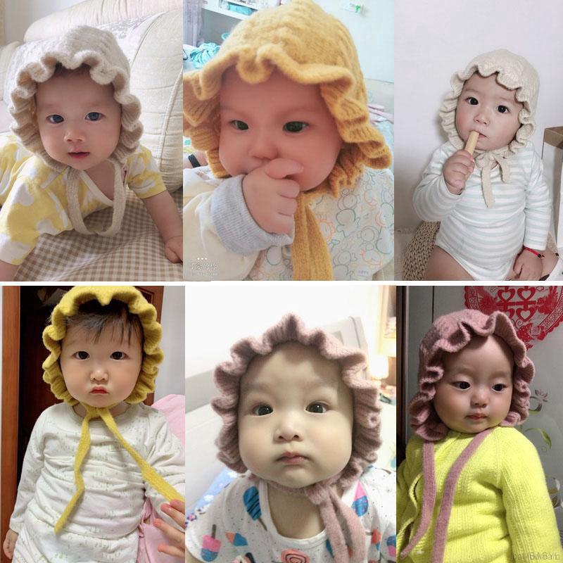 Mũ len phong cách công chúa dành cho bé gái từ 6 tháng - 5 tuổi