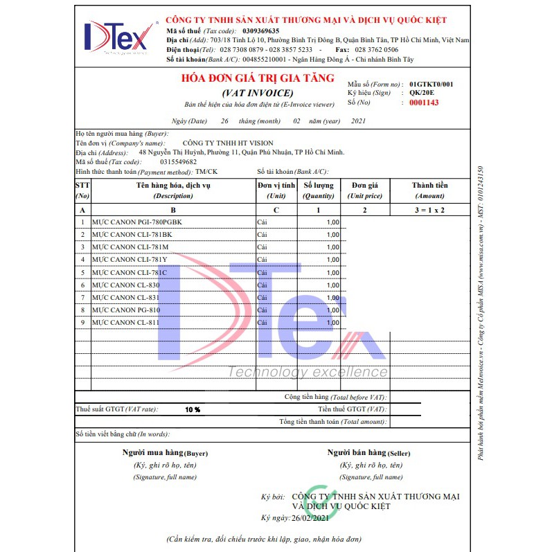 Mực in phun Canon CL-811 Color Ink Cartridge (2980B001AA) - Hàng Chính Hãng