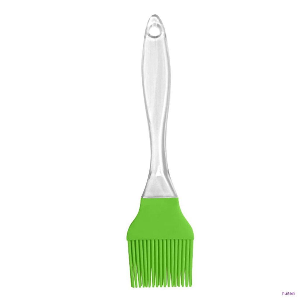 Cọ Quét Dầu Nướng Bbq Bằng Silicone Có Tay Cầm Màu Xanh Lá