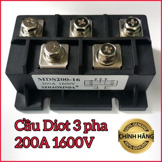 Diot cầu máy hàn 3 pha MDS 200A 1600V Linh kiện máy hàn