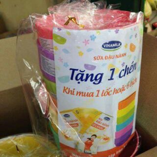 Set 6 chén nhựa nhiều màu