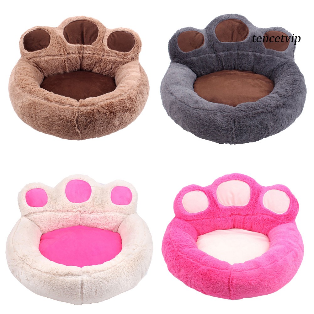 Giường Ngủ Mềm Mại Hình Bàn Chân Gấu Xinh Xắn Cho Thú Cưng