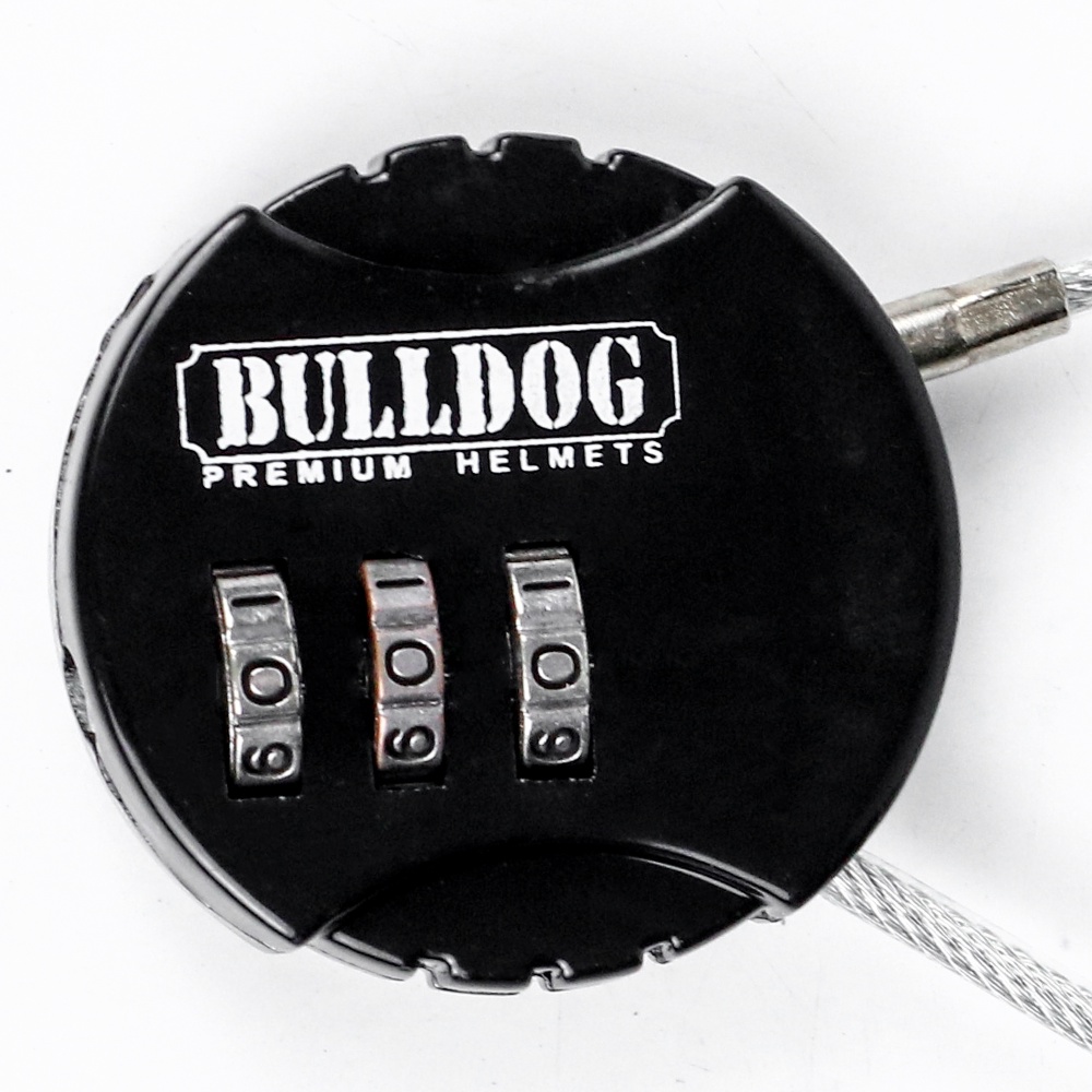 Khóa số chống trộm mũ bảo hiểm Bulldog 40 cm - BIKER 176 - Mũ bảo hiểm Vũng Tàu