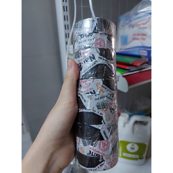 Băng keo trong 1 phân/2p/keo đục 5p/keo đen