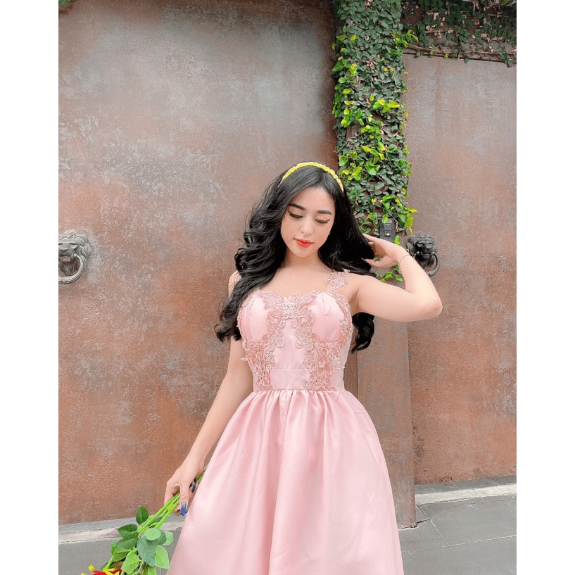 ĐẦM TAPTA PHỐI REN XINH NHƯ CÔNG CHÚA CHO CHỊ EM UP Shop Valentina
