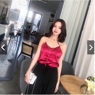 Áo 2 dây phối dây xích