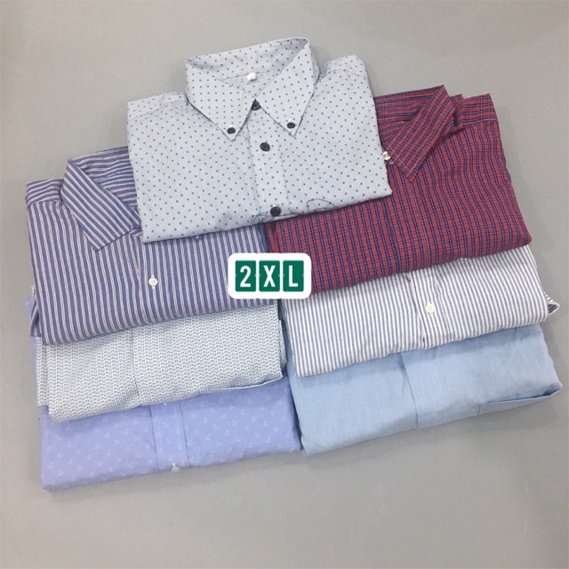 Áo sơ mi nam big size xuất xịn