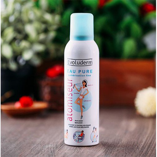 [Chuẩn Auth] Xịt khoáng dưỡng ẩm Evoluderm Atomiseur Eau Pure 150ml | BigBuy360 - bigbuy360.vn