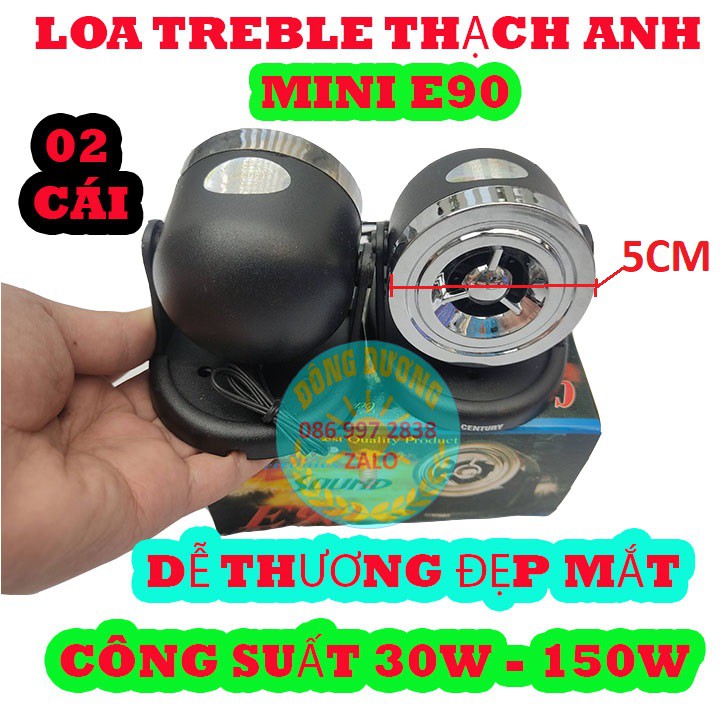 LOA SIÊU TREBLE MẶT TRẮNG TRÒN - GIÁ 2 CHIẾC - LOA TĂNG TRÉP