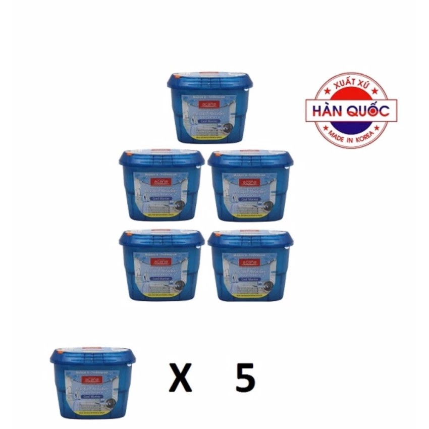 Bộ 7 Hộp hút ẩm Gió biển Acana (Anh Quốc) 290g Hando