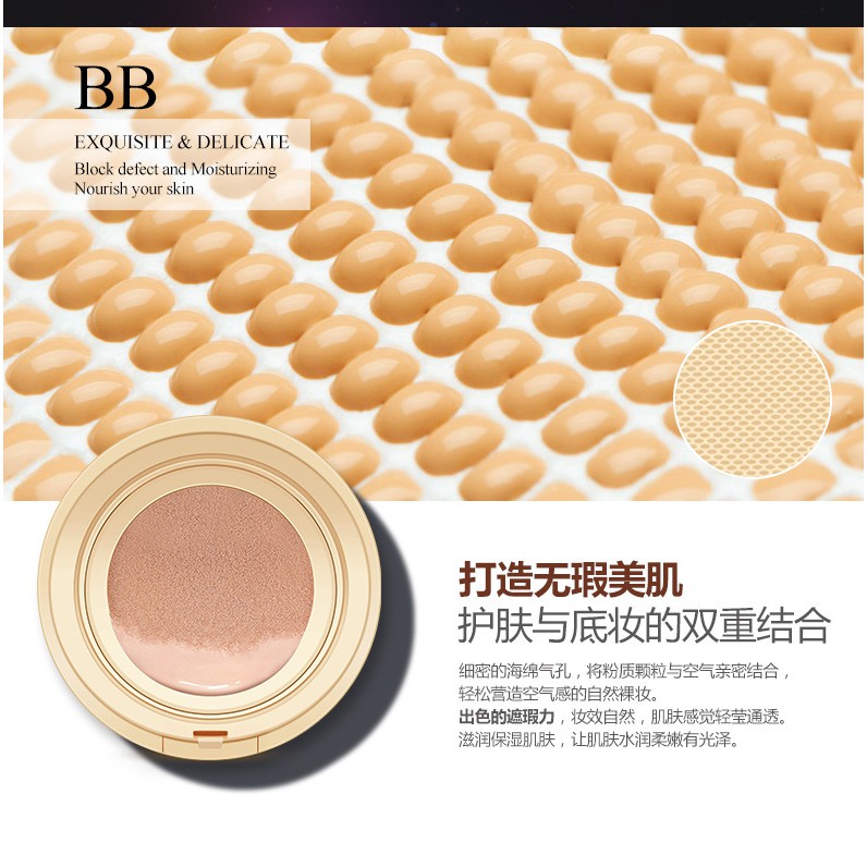 BB Cream Air Cushion Phấn Nước Bioaqua  vỏ vàng sang chảnh