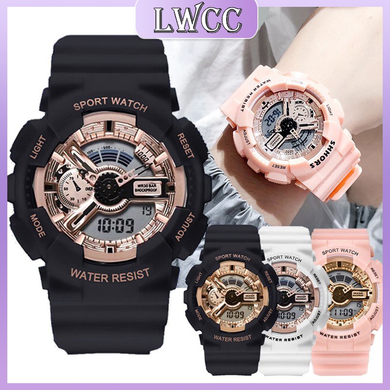 Đồng hồ điện tử LWCC 1524 thể thao chống thấm nước thời trang cho nam nữ