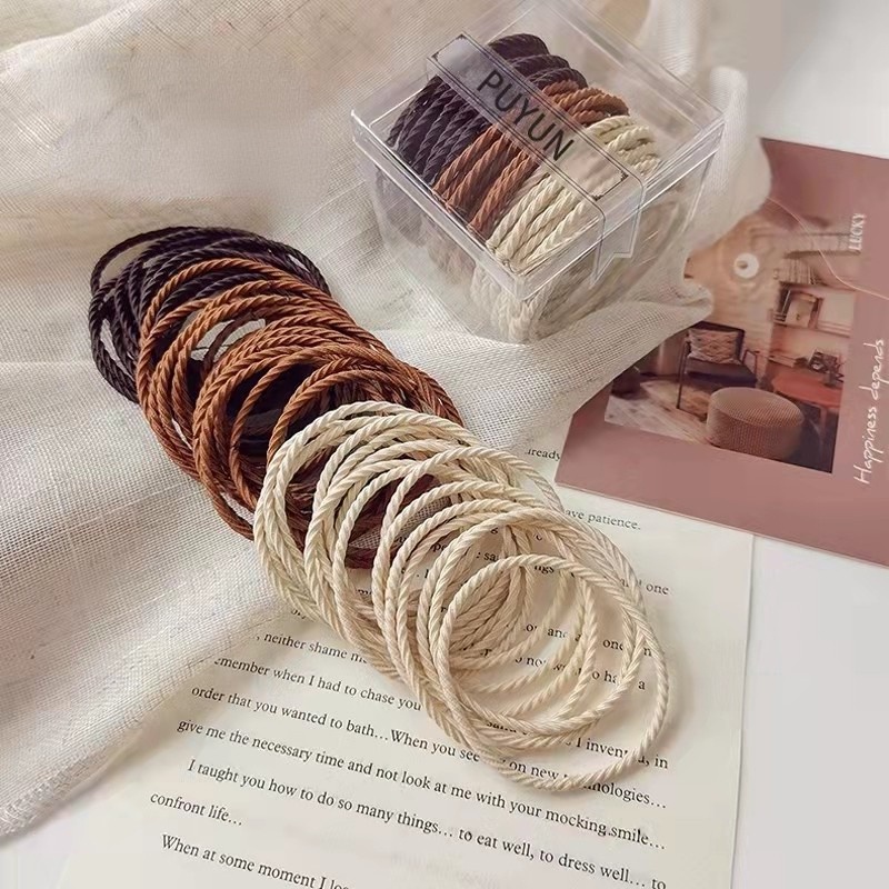 Dây Buộc Tóc Đuôi Ngựa Kiểu Dáng Đơn Giản Xinh Xắn