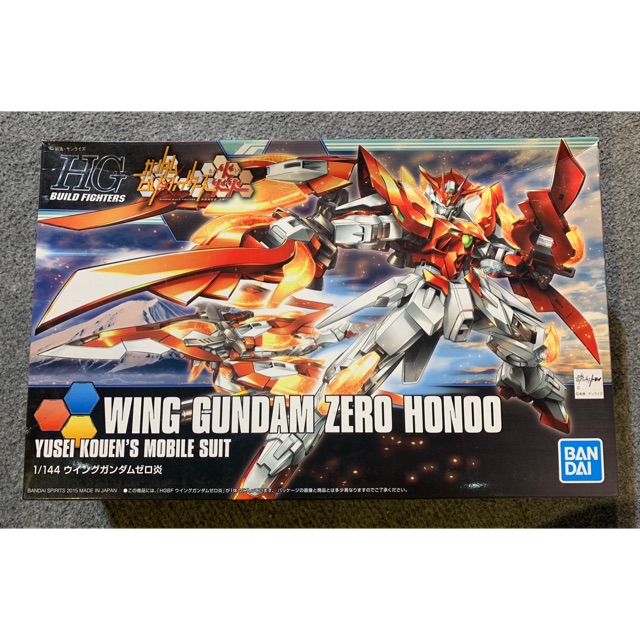 Mô hình Gundam HGBF 1/144 Wing Gundam Zero Honoo !