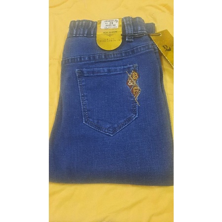 Quần jean nữ đáy cao co giãn bigsize 28_36