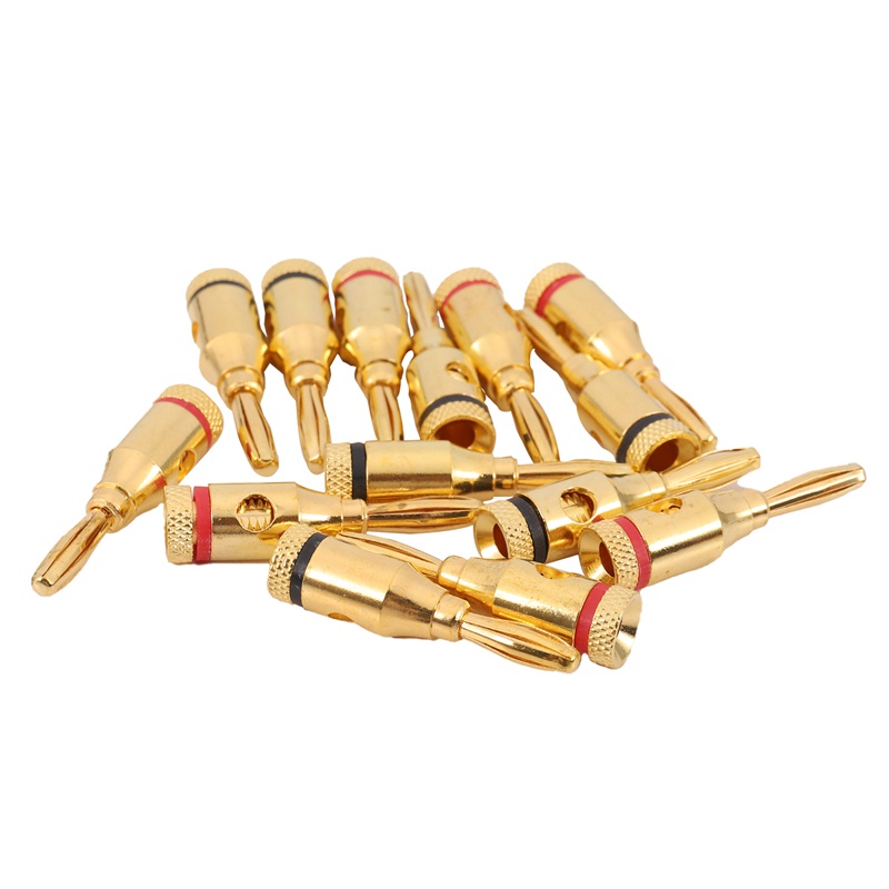 7 cặp, Mở phích cắm chuối vít cho cáp loa