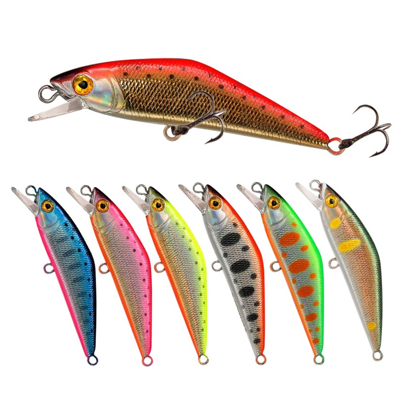 <1PC> 63mm 7g Fishing Lures Sinking Trout Minnow Wobbler Fishing Tackle Hard Bait