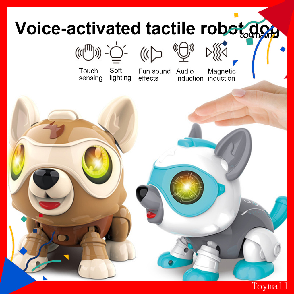 Robot Thông Minh Hình Chú Chó Điều Khiển Bằng Giọng Nói Cho Bé