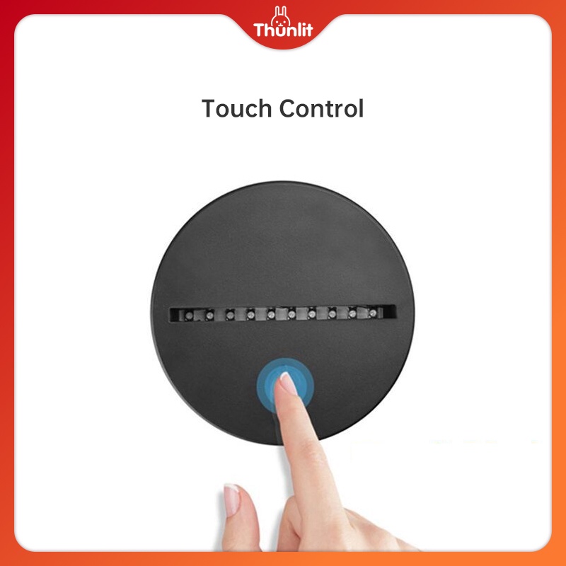 Đèn ngủ THUNLIT hình quả dứa có USB nhiều màu sắc