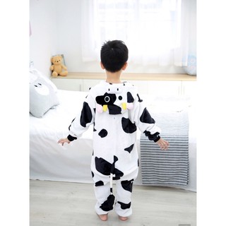 Bộ Đồ Thú Bò Sữa Trẻ Em