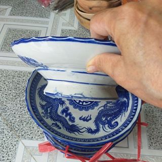 Dỉa sứ chưng trái cây