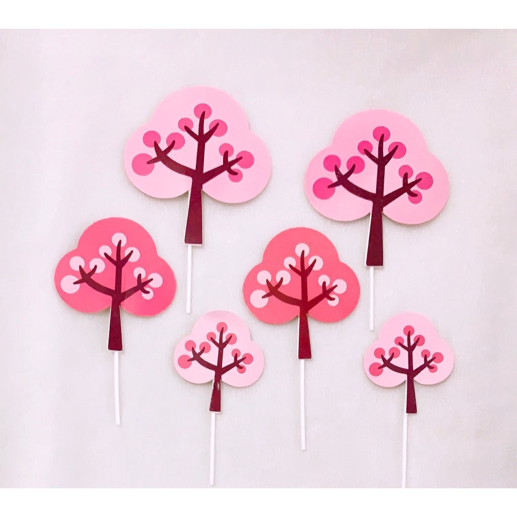 5 set cắm 6 cây lá HỒNG