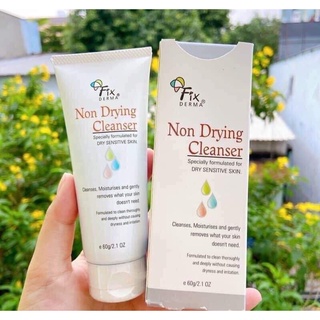Sữa rửa mặt fix derma non drying cleanser 60g chính hãng - 12656