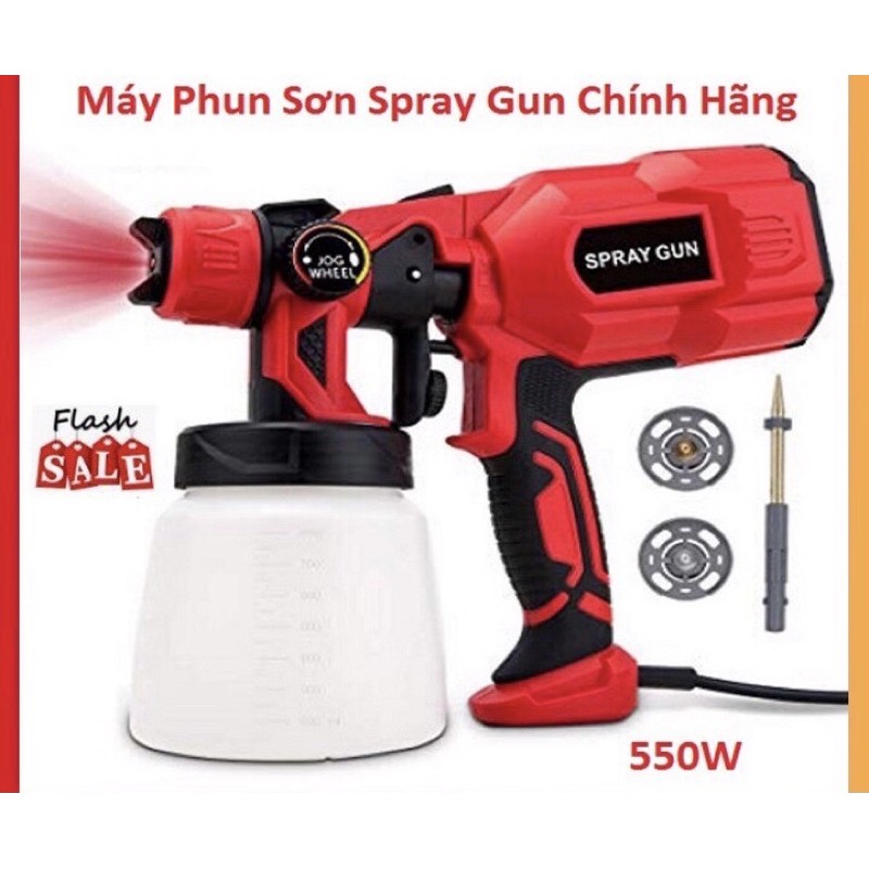 (VZ)Máy phun sơn mini cầm tay 550w siêu mạnh, siêu bền. bảo hành 12 tháng.