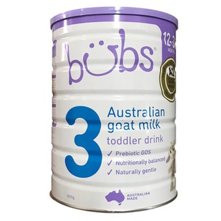 Sữa bò Bubs Organic số 3 (1 - 3 tuổi) 800g