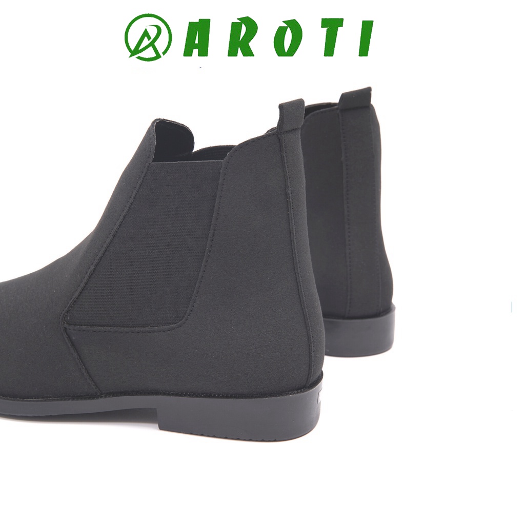 Giày chelsea boots da lộn, cổ chun, đế khâu chắc chắn- mã cb548X