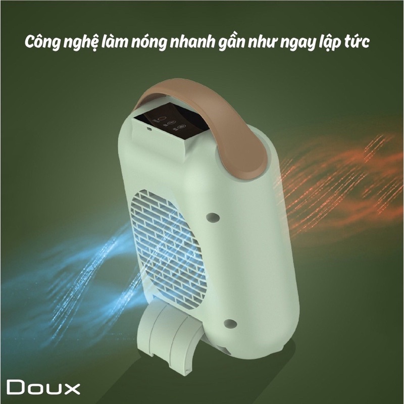 Máy sưởi gốm làm nóng không gian doux cao cấp - ảnh sản phẩm 4