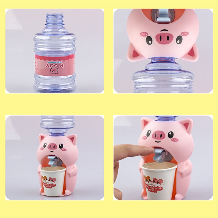 Đài Phun Nước mini Họa Tiết Hoạt Hình Dễ Thương Cho Bé