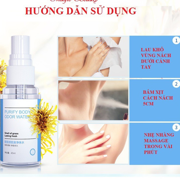 XỊT KHỬ MÙI HÔI NÁCH THẢO DƯỢC QUARXERY 45ML