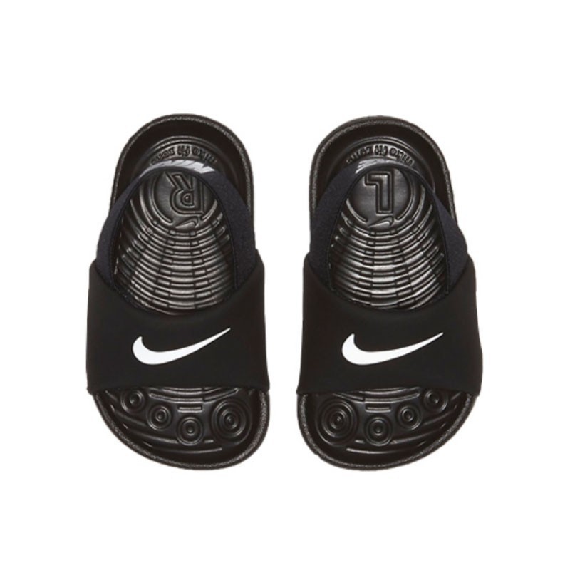 Giày trẻ sơ sinh NIKE KWAW SLIDE (TD) Dép trẻ em màu đen và dép trẻ em nữ tính