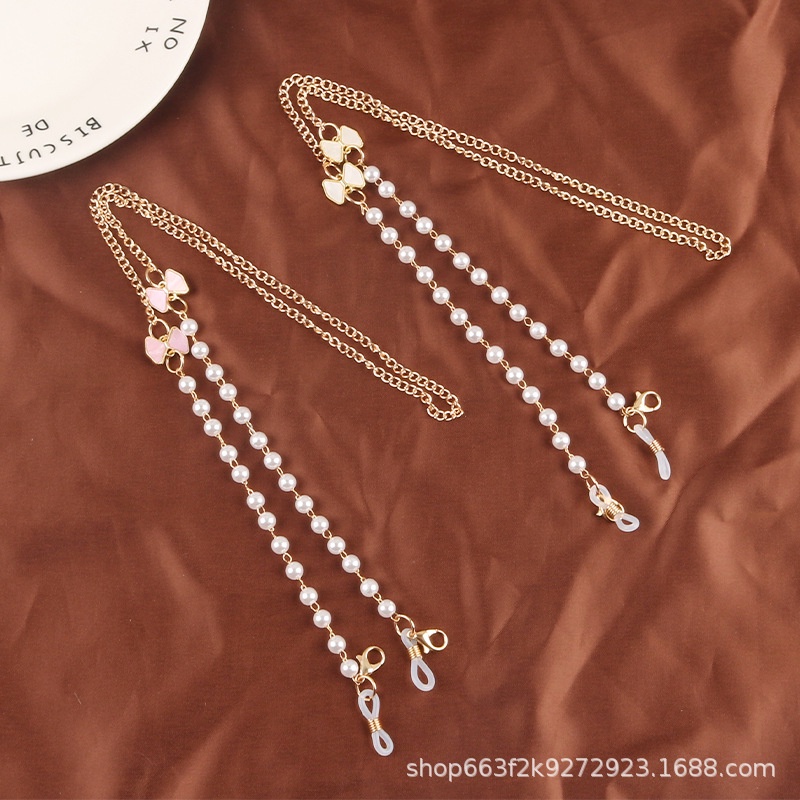 [HOT TREND]Dây đeo khẩu trang chuỗi ngọc sang chảnh chống thất lạc nhiều kiểu xinh xắn KT5