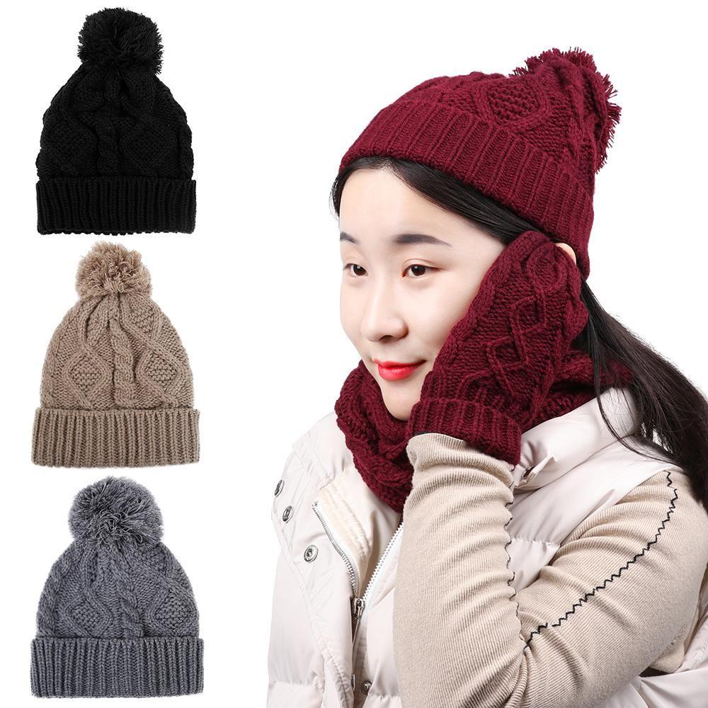 Set Khăn Quàng Cổ Và Găng Tay Chống Gió Bằng Lông Cừu Dành Cho Nam Và Nữ