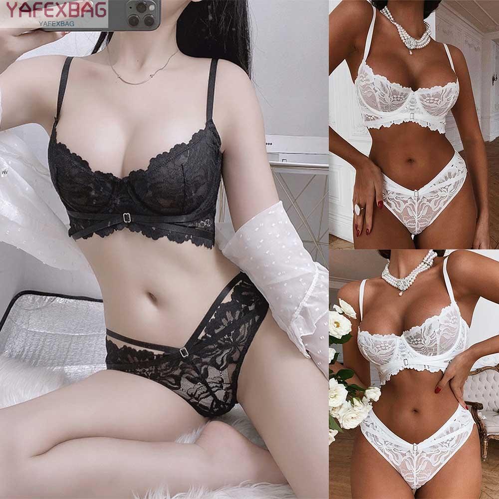 Bra Set Panty S-XL Sleepwear Underwear Womens G-String Knickers Ladies