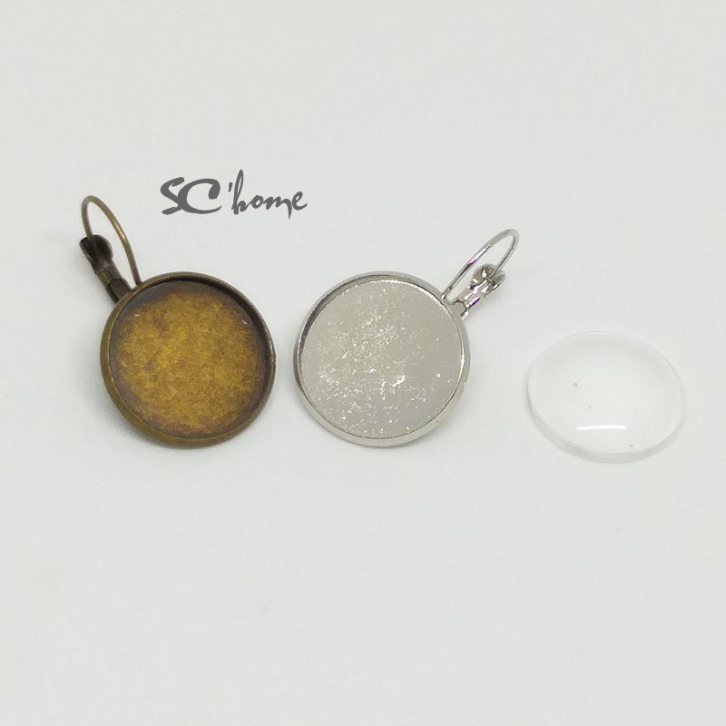 Bông tai DIY retro 18mm-20mm các kiểu
