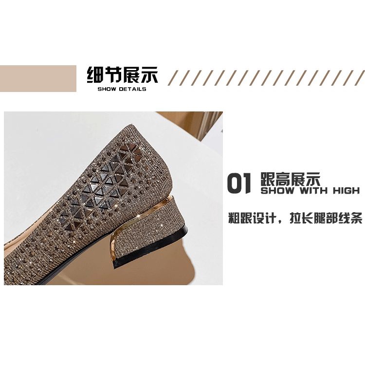 Giày Cao Gót Mũi Nhọn Đế Dày Thời Trang Cho Nữ